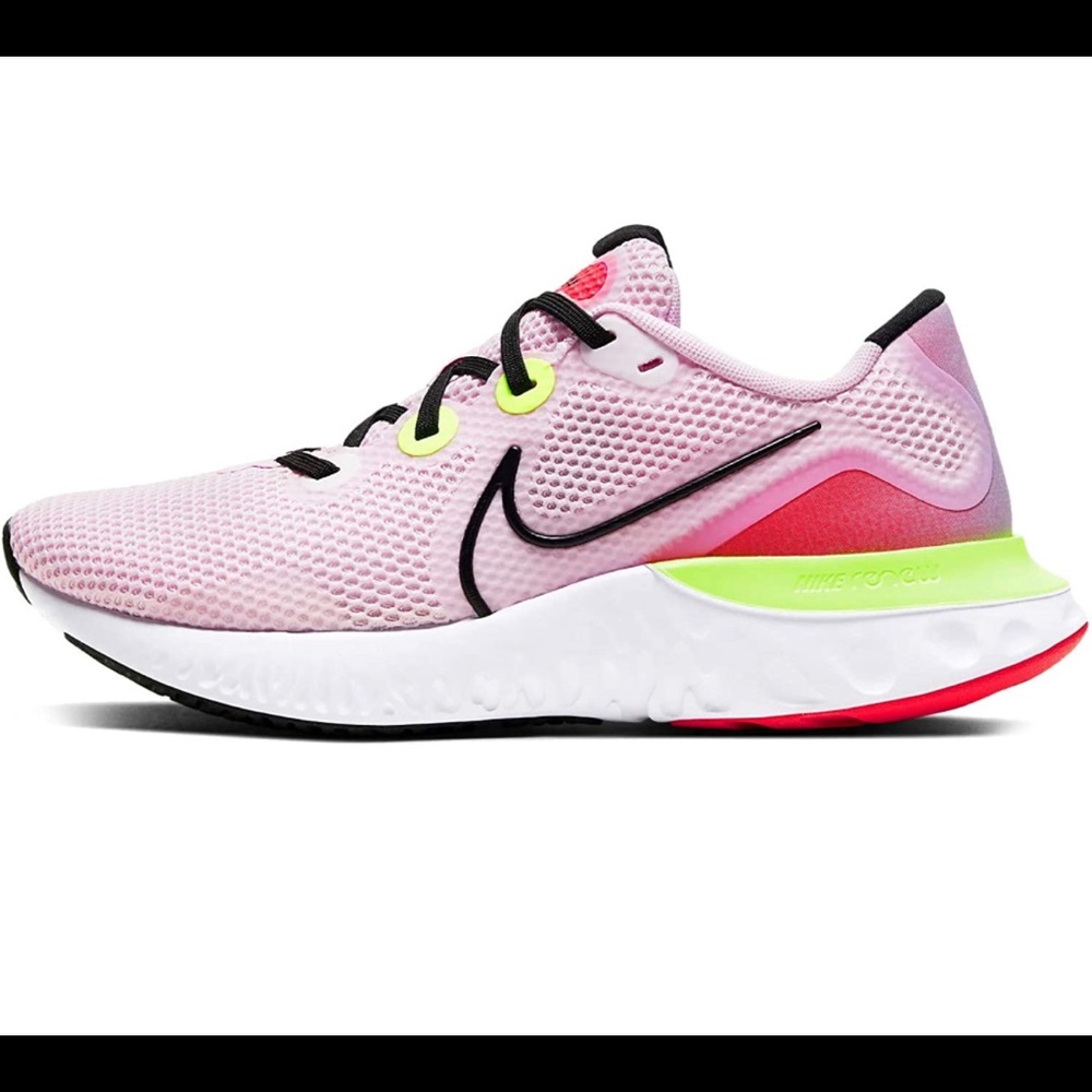 WMNS NIKE RENEW RUN Shoe Size 8, Pink Foam color way